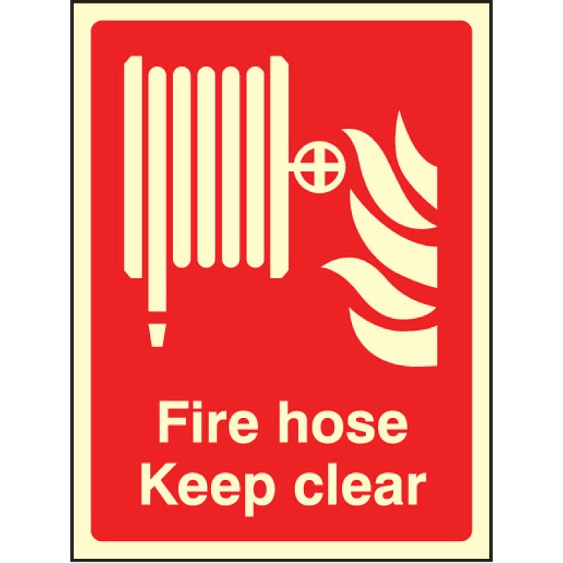 Fire hose keep clear