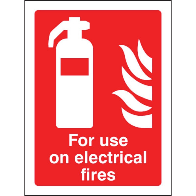 For use on electrical fires