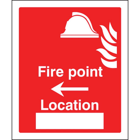 Fire point arrow left location