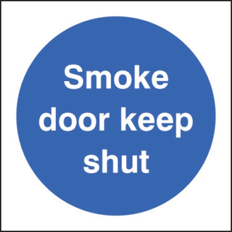 Smoke door keep shut