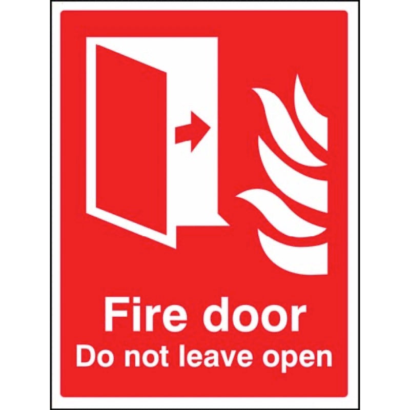 Fire door Do not leave open