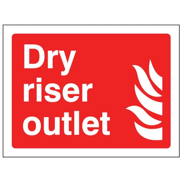 Dry riser outlet