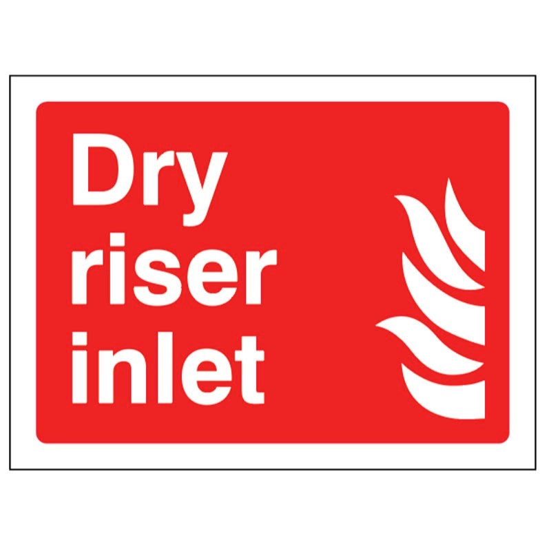 Dry riser inlet