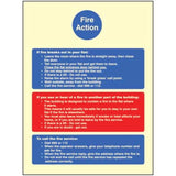 Fire action notice (stay put) for flats