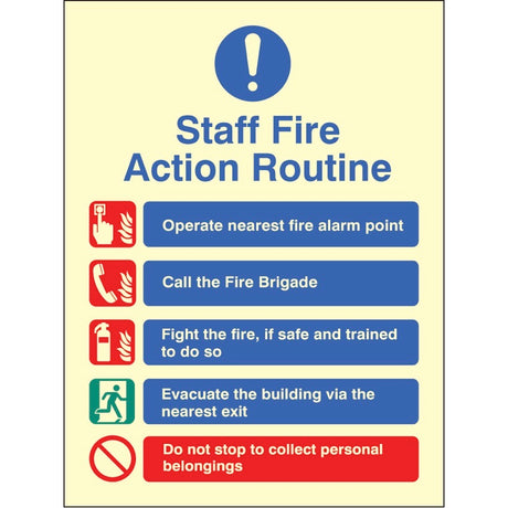 Staff fire action