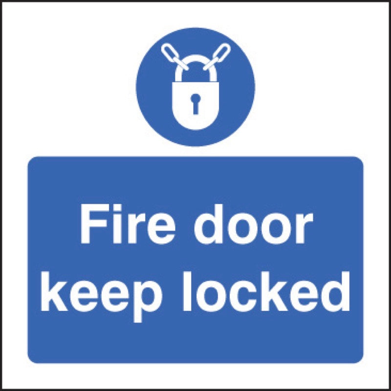 Fire door keep locked