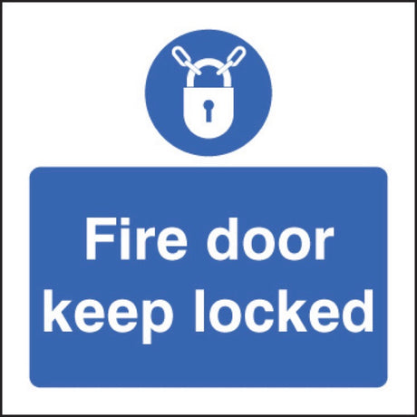 Fire door keep locked