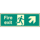 Fire exit - up and right