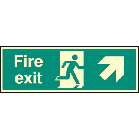 Fire exit - up and right