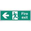 Fire exit arrow left