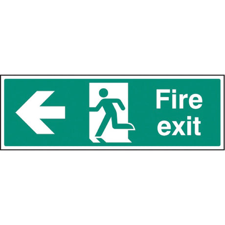 Fire exit arrow left