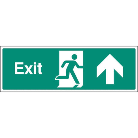 Exit arrow straight on