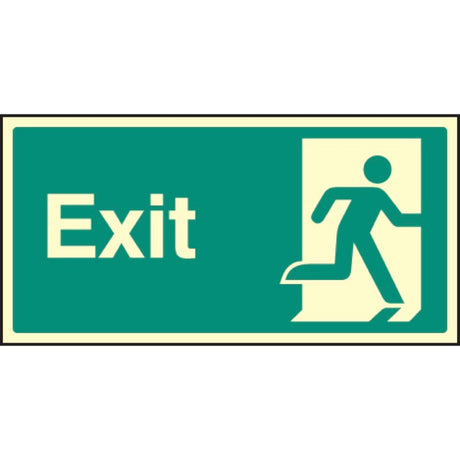 Exit right symbol