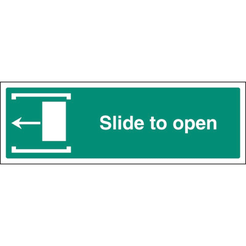 Slide to open left