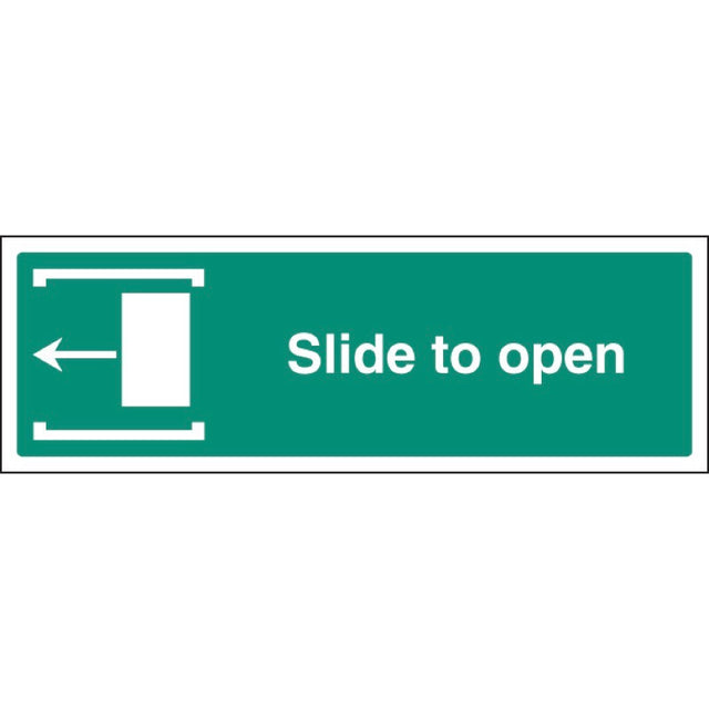 Slide to open left