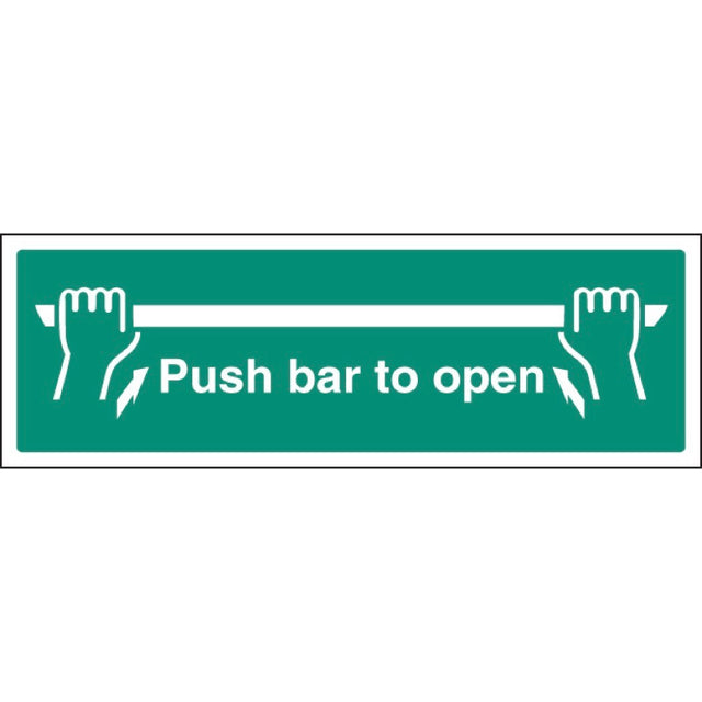 Push bar to open