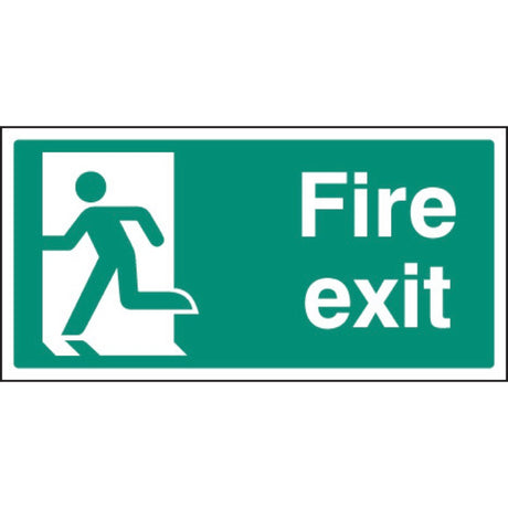 Final fire exit left symbol