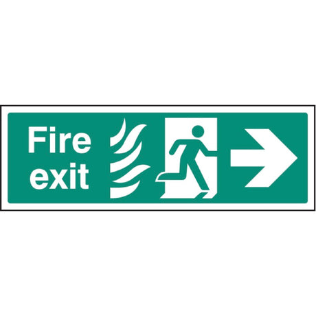 Fire exit - arrow right HTM