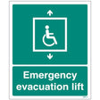 Emergency evacuation lift