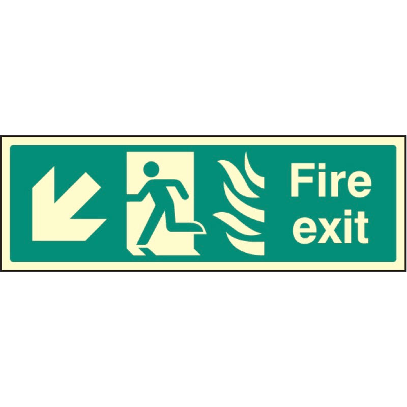 Fire exit down left photo HTM