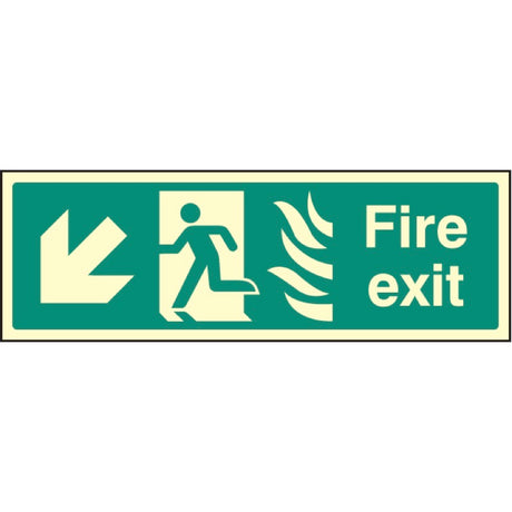 Fire exit down left photo HTM