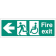 Disabled fire exit Left