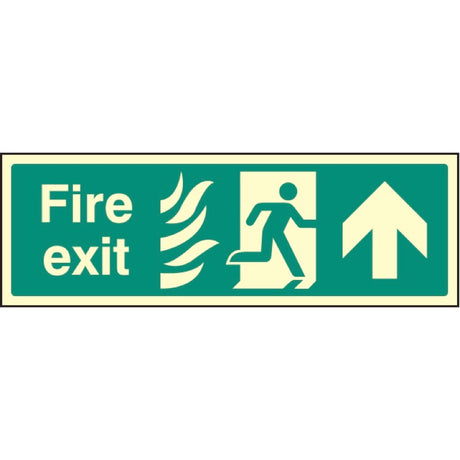 Fire exit - arrow up HTM