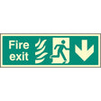 Fire exit down photo HTM