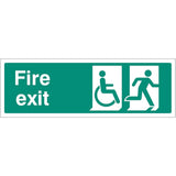 Disabled final fire exit