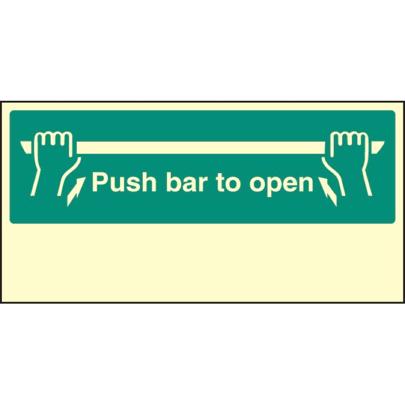 Push bar to open