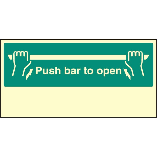 Push bar to open