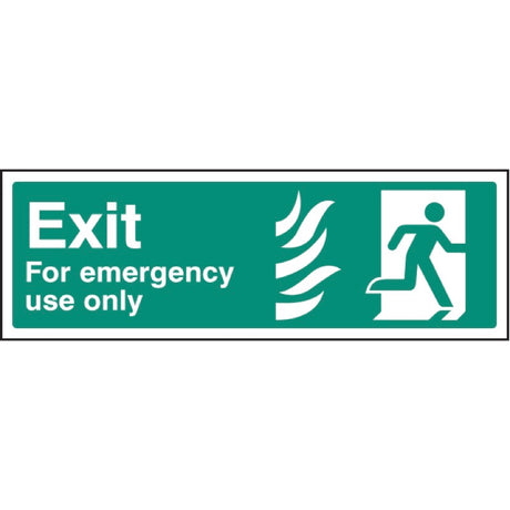 Exit for emergency use only - Right HTM