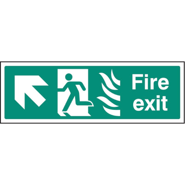 Fire exit - arrow up left HTM