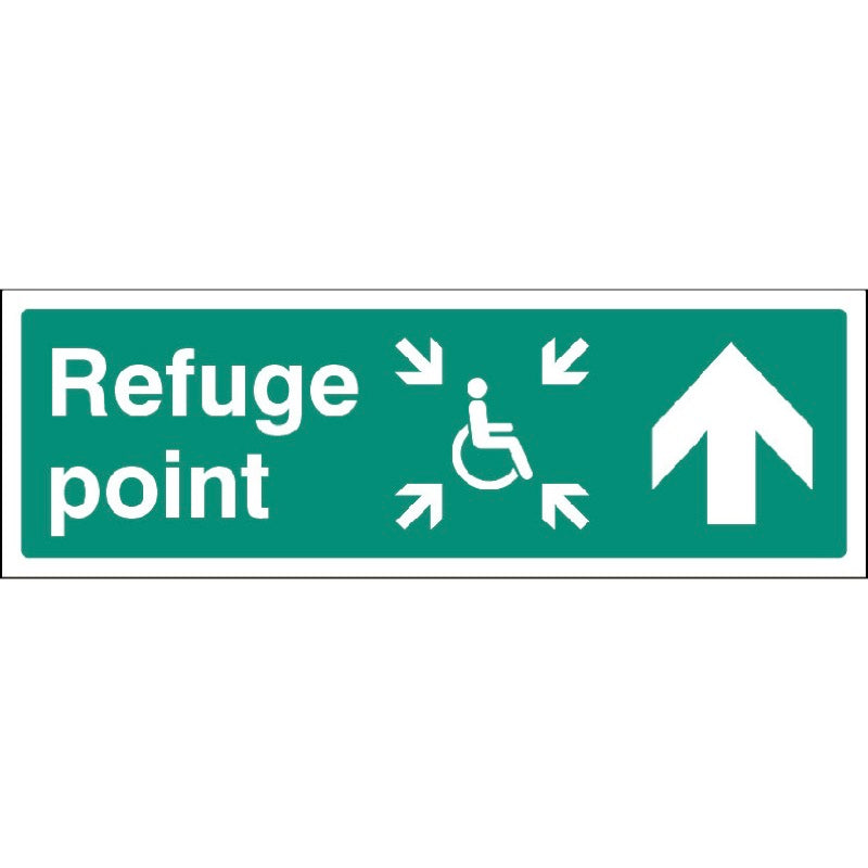 Refuge point arrow on