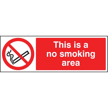 No smoking area