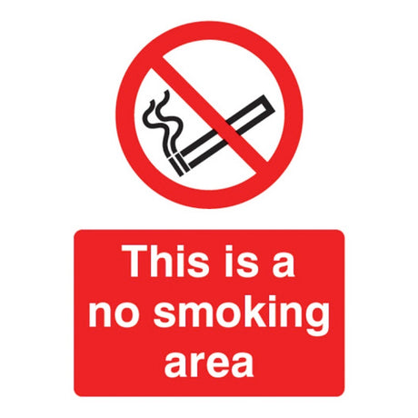 No smoking area