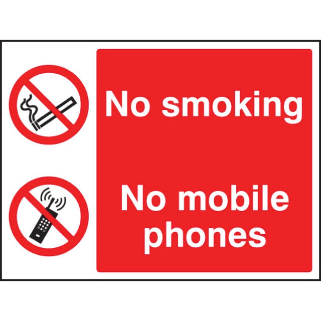 No smoking- no mobile phones