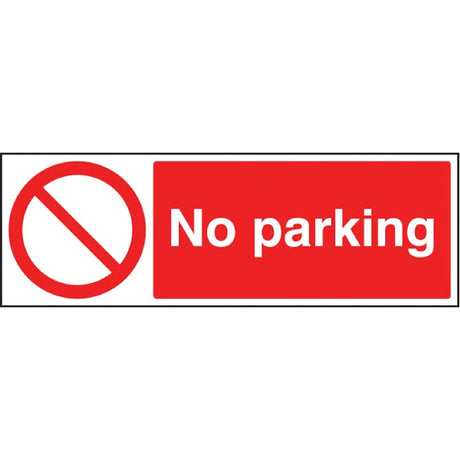 No parking