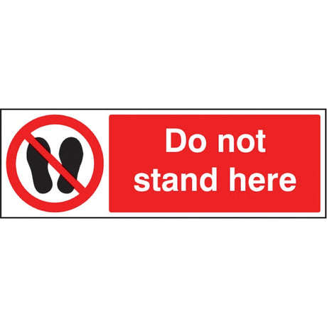 Do not stand here