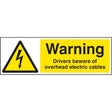 Warning drivers beware overhead cables