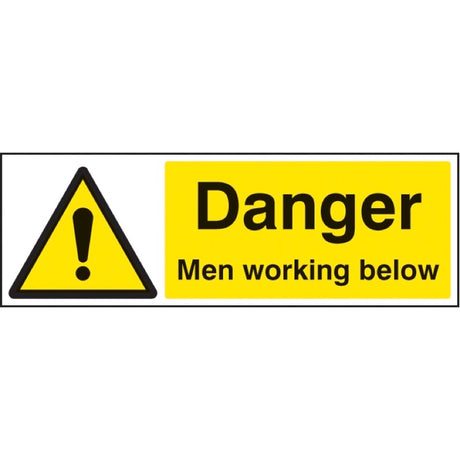 Danger men working below