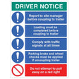 Driver notice Coupling to trailerâ€¦