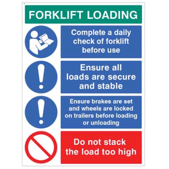 Forklift Loading Daily checks, secure loadsâ€¦