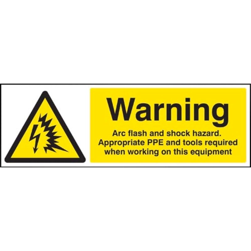 Warning Arc flash and shock hazard Appropriate PPE and tools required when working on this equipment