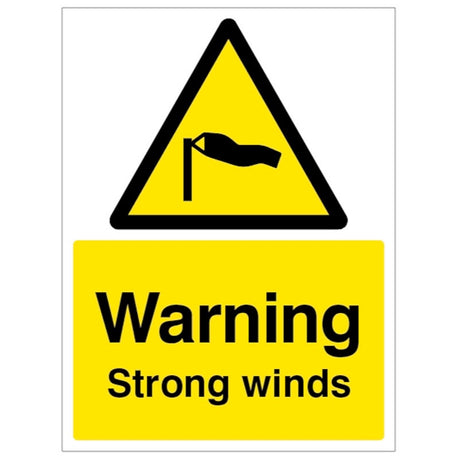 Warning Strong winds