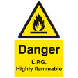 LPG highly flammable