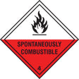 Spontaneously combustible