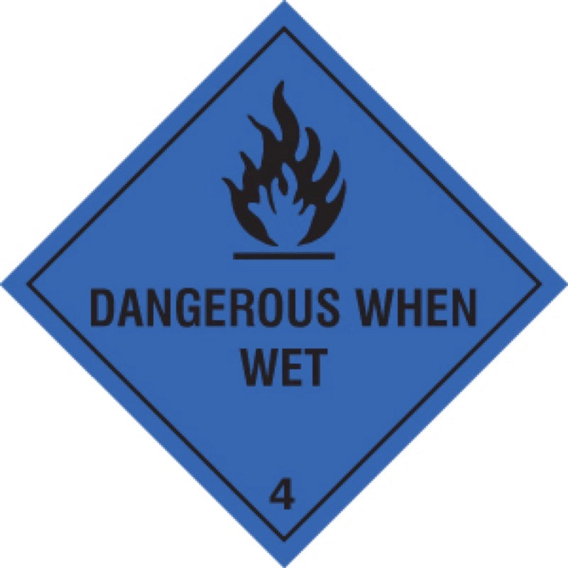 Dangerous when wet