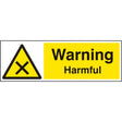 Warning harmful