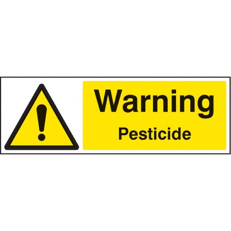 Warning pesticide